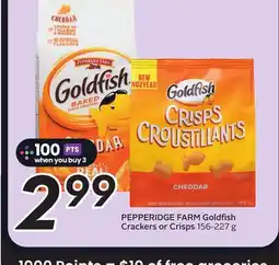 Sobeys Goldfish Crackers or Crisps offer
