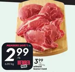 Sobeys FRESH PORK LOIN RIB OR SIRLOIN CHOPS offer