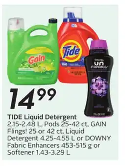 Sobeys TIDE Liquid Detergent offer