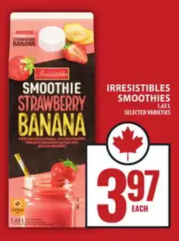 Food Basics IRRESISTIBLES SMOOTHIES offer