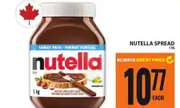 Food Basics NUTELLA SPREAD offer
