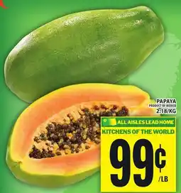 Food Basics PAPAYA offer
