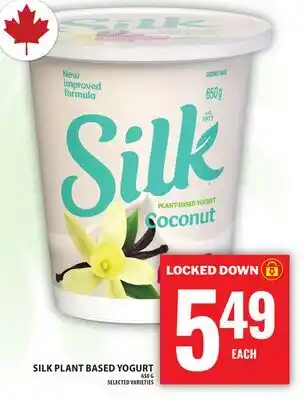 Food Basics SILK PLANT BASED YOGURT offer