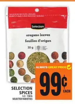 Food Basics SELECTION SPICES offer