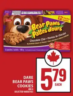 Food Basics DARE BEAR PAWS COOKIES offer