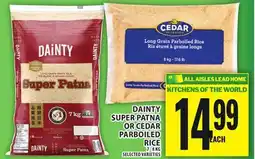 Food Basics DAINTY SUPER PATNA OR CEDAR PARBOILED RICE offer