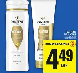 Food Basics PANTENE HAIR CARE offer