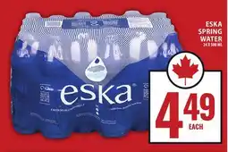 Food Basics ESKA SPRING WATER offer