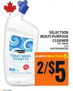 Food Basics SELECTION MULTI PURPOSE CLEANER offer