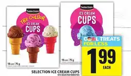Food Basics SELECTION ICE CREAM CUPS offer