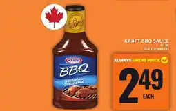 Food Basics KRAFT BBQ SAUCE offer
