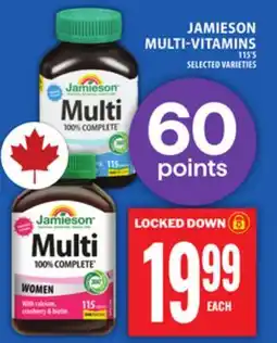 Food Basics JAMIESON MULTI-VITAMINS offer
