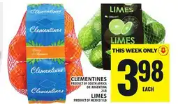 Food Basics CLEMENTINES OR LIMES offer