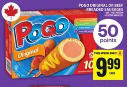 Food Basics POGO ORIGINAL OR BEEF BREADED SAUSAGES offer