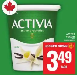 Food Basics ACTIVIA YOGURT offer