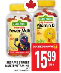Food Basics SESAME STREET MULTI-VITAMINS offer