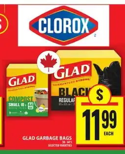 Food Basics GLAD GARBAGE BAGS offer