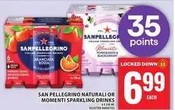 Food Basics SAN PELLEGRINO NATURALI OR MOMENTI SPARKLING DRINKS offer