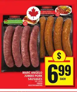 Food Basics MARC ANGELO JUMBO PORK SAUSAGES offer