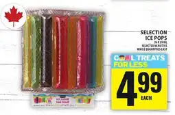 Food Basics SELECTION ICE POPS offer