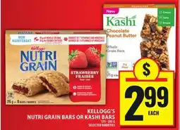 Food Basics KELLOGG'S NUTRI GRAIN BARS OR KASHI BARS offer