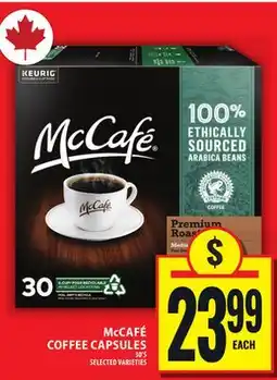 Food Basics McCAFÉ COFFEE CAPSULES offer