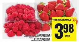 Food Basics RASPBERRIES or STRAWBERRIES offer
