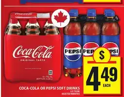 Food Basics COCA-COLA OR PEPSI SOFT DRINKS offer