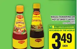 Food Basics MAGGI TAMARIND OR HOT & SWEET SAUCE offer