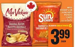 Food Basics MISS VICKIE'S OR SUNCHIPS POTATO CHIPS offer
