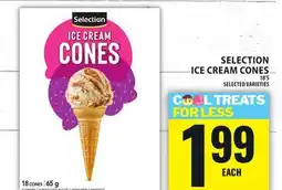 Food Basics SELECTION ICE CREAM CONES offer