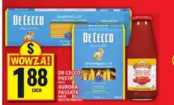 Food Basics DE CECCO PASTA OR AURORA PASSATA offer