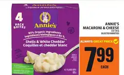 Food Basics Annie'S Macaroni & Cheese offer