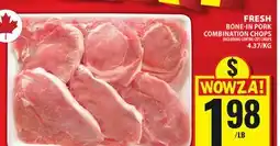 Food Basics FRESH BONE-IN PORK COMBINATION CHOPS offer