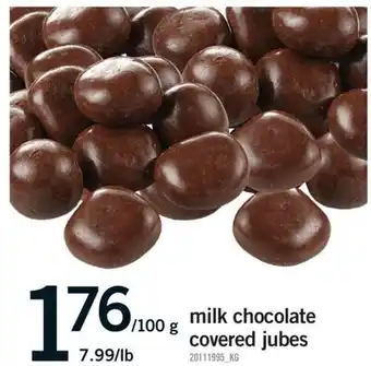 Fortinos MILK CHOCOLATE COVERED JUBES offer