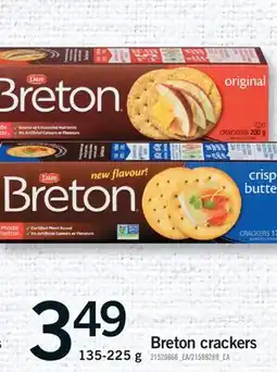Fortinos BRETON CRACKERS, 135-225 G offer