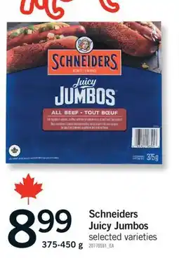 Fortinos SCHNEIDERS JUICY JUMBOS, 375-450 G offer