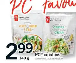 Fortinos PC CROUTONS, 140 G offer