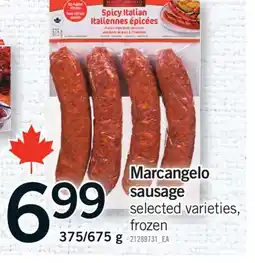 Fortinos MARCANGELO SAUSAGE, 375/675 g offer