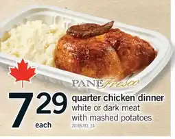 Fortinos QUARTER CHICKEN DINNER offer