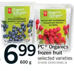 Fortinos PC ORGANICS ORGANICS FROZEN FRUIT, 600 G offer