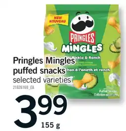 Fortinos PRINGLES MINGLES PUFFED SNACKS, 155 g offer
