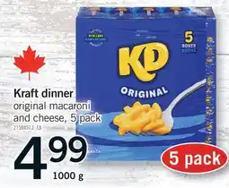 Fortinos KRAFT DINNER, 1000 g offer