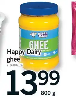 Fortinos HAPPY DAIRY GHEE, 800 g offer