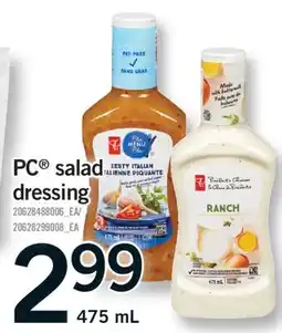 Fortinos PC SALAD DRESSING, 475 mL offer