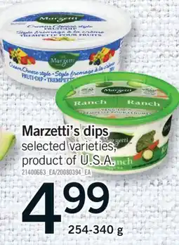 Fortinos MARZETTI'S DIPS, 254-340 g offer