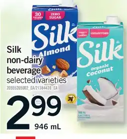 Fortinos SILK NON-DAIRY BEVERAGE, 946 mL offer