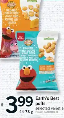 Fortinos EARTH'S BEST PUFFS, 44-78 G offer