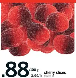 Fortinos CHERRY SLICES offer