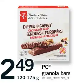 Fortinos PC GRANOLA BARS, 120-175 g offer